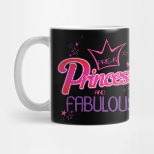 'Pre-K Princess and Fabulous' Funny Princess Teacher Mug